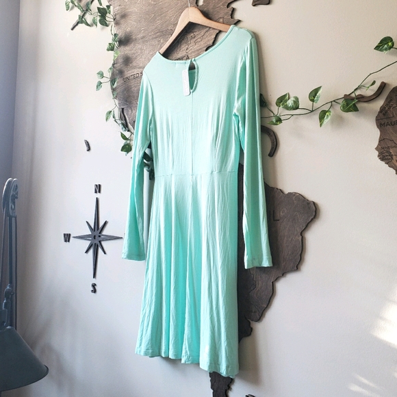 NWT🔥Seafoam Fit & Flare Dress - Picture 3 of 10